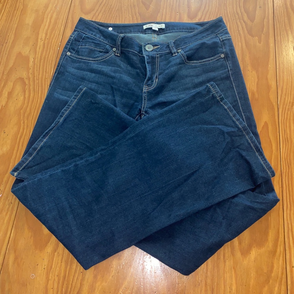 CAbi blue bootcut jeans size 4